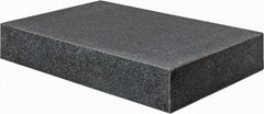 Value Collection - 18" Long x 12" Wide x 3" Thick, Granite Inspection Surface Plate - B Toolroom Grade, 0.0001" Unilateral Tolerance - USA Tool & Supply