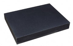 Value Collection - 24" Long x 18" Wide x 3" Thick, Granite Inspection Surface Plate - 2 Ledges, B Toolroom Grade, 0.0001" Unilateral Tolerance - USA Tool & Supply
