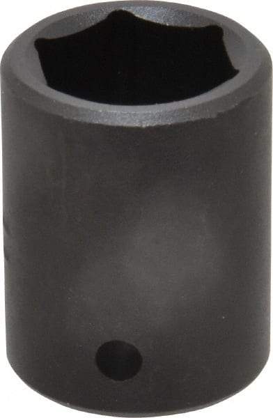 Blackhawk by Proto - 1/2" Drive 7/8" Standard Impact Socket - 6 Points, 1-5/8" OAL - USA Tool & Supply