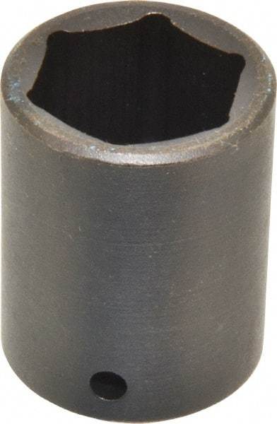 Blackhawk by Proto - 1/2" Drive 1-1/8" Standard Impact Socket - 6 Points, 2" OAL - USA Tool & Supply