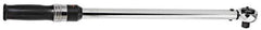 Blackhawk by Proto - 1/2" Drive Micrometer Type Ratchet Head Torque Wrench - 25 Ft/Lb to 250 Ft/Lb Torque, 20-13/16" OAL, 1.4 N/m Graduation - USA Tool & Supply