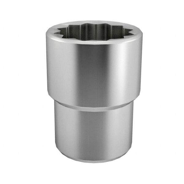 Blackhawk by Proto - 11/16", 3/8" Drive, Standard Hand Socket - 12 Points, 1" OAL, Chrome Finish - USA Tool & Supply