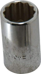 Blackhawk by Proto - 5/8", 1/2" Drive, Standard Hand Socket - 12 Points, 1-1/2" OAL, Chrome Finish - USA Tool & Supply