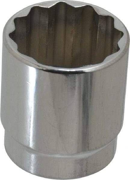 Blackhawk by Proto - 1-3/16", 1/2" Drive, Standard Hand Socket - 12 Points, 1-13/16" OAL - USA Tool & Supply