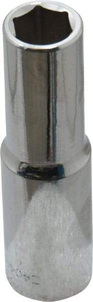 Blackhawk by Proto - 1/2", 1/2" Drive, Deep Hand Socket - 6 Points, 3-3/32" OAL, Chrome Finish - USA Tool & Supply