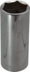 Blackhawk by Proto - 1", 1/2" Drive, Deep Hand Socket - 6 Points, 3-3/32" OAL, Chrome Finish - USA Tool & Supply