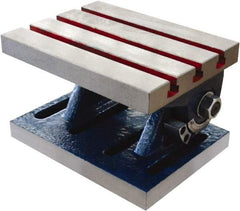 Interstate - 12" OAL x 10" Overall Width x 8" Overall Height, 0 to 90° Tilt Angle, Angle Table - 1/2" T-Slot Width - USA Tool & Supply