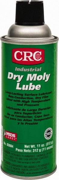 CRC - 16 oz Aerosol Dry Film with Moly Penetrant/Lubricant - Dark Gray, -30°F to 650°F - USA Tool & Supply