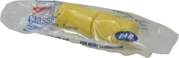 3M - Disposable, Uncorded, 29 dB, Barrel Earplugs - Yellow - USA Tool & Supply