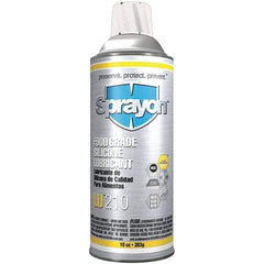 Sprayon - 12 oz Aerosol Silicone Penetrant/Lubricant - Clear, -40°F to 450°F, Food Grade - USA Tool & Supply
