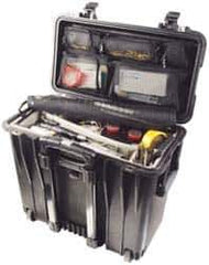 Pelican Products, Inc. - 12" Wide x 12" Deep x 18" High, Top Loader Case - Black, Plastic - USA Tool & Supply