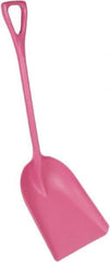 Remco - 17-1/8" High Square Plastic Shovel - 27" Long D-Grip Handle - USA Tool & Supply