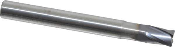 Seco - 6mm, 4 Flute, Single End, Solid Carbide, 0.6mm Corner Radius End Mill - 55mm OAL, 20° Helix, Right Hand Flute, 7mm LOC, Right Hand Cut, 14mm Extended Reach - USA Tool & Supply