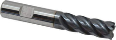 Iscar - 5/8", 5 Flute, Solid Carbide, Corner Chamfer End Mill - 4" OAL, 1.56" LOC - USA Tool & Supply