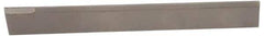 Accupro - 5/32 Inch Wide x 3/4 Inch High x 5 Inch Long, Parallel Blade, Cutoff Blade - Micrograin Grade, Bright Finish - Exact Industrial Supply