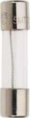 Ferraz Shawmut - 250 VAC, 0.7 Amp, Time Delay Miniature Glass Fuse - Clip Mount, 20mm OAL, 5mm Diam - USA Tool & Supply