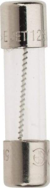 Ferraz Shawmut - 250 VAC, 2.5 Amp, Time Delay Miniature Glass Fuse - Clip Mount, 20mm OAL, 5mm Diam - USA Tool & Supply
