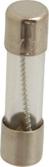Ferraz Shawmut - 125 VAC, 5 Amp, Time Delay Miniature Glass Fuse - Clip Mount, 20mm OAL, 10 kA Rating, 5mm Diam - USA Tool & Supply