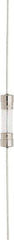 Ferraz Shawmut - 125 VAC, 4 Amp, Time Delay Miniature Glass Fuse - Surface Mount Mount, 20mm OAL, 10 kA Rating, 5mm Diam - USA Tool & Supply