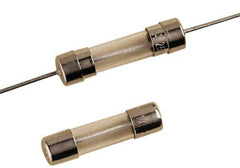 Ferraz Shawmut - 250 VAC, 0.8 Amp, Time Delay Miniature Glass Fuse - Clip Mount, 20mm OAL, 5mm Diam - USA Tool & Supply
