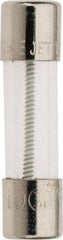 Ferraz Shawmut - 250 VAC, 1.6 Amp, Time Delay Miniature Glass Fuse - Clip Mount, 20mm OAL, 5mm Diam - USA Tool & Supply