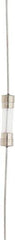 Ferraz Shawmut - 250 VAC, 0.25 Amp, Time Delay Miniature Glass Fuse - Surface Mount Mount, 20mm OAL, 5mm Diam - USA Tool & Supply