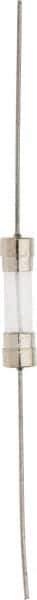 Ferraz Shawmut - 250 VAC, 0.6 Amp, Time Delay Miniature Glass Fuse - Surface Mount Mount, 20mm OAL, 5mm Diam - USA Tool & Supply