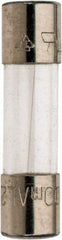 Ferraz Shawmut - 250 VAC, 0.2 Amp, Fast-Acting Miniature Glass Fuse - Clip Mount, 20mm OAL, 5mm Diam - USA Tool & Supply