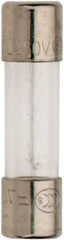 Ferraz Shawmut - 250 VAC, 0.25 Amp, Fast-Acting Miniature Glass Fuse - Clip Mount, 20mm OAL, 5mm Diam - USA Tool & Supply