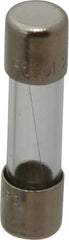 Ferraz Shawmut - 250 VAC, 0.63 Amp, Fast-Acting Miniature Glass Fuse - Clip Mount, 20mm OAL, 5mm Diam - USA Tool & Supply