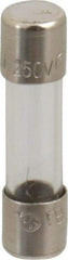Ferraz Shawmut - 250 VAC, 1 Amp, Fast-Acting Miniature Glass Fuse - Clip Mount, 20mm OAL, 5mm Diam - USA Tool & Supply