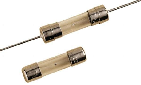 Ferraz Shawmut - 140 VDC, 250 VAC, 0.38 Amp, Fast-Acting Miniature Glass Fuse - Surface Mount Mount, 15mm OAL, 5mm Diam - USA Tool & Supply