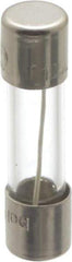 Ferraz Shawmut - 250 VAC, 0.13 Amp, Time Delay Miniature Glass Fuse - Clip Mount, 20mm OAL, 5mm Diam - USA Tool & Supply