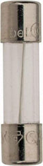 Ferraz Shawmut - 250 VAC, 0.32 Amp, Time Delay Miniature Glass Fuse - Clip Mount, 20mm OAL, 5mm Diam - USA Tool & Supply