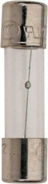 Ferraz Shawmut - 250 VAC, 2.5 Amp, Time Delay Miniature Glass Fuse - Clip Mount, 20mm OAL, 5mm Diam - USA Tool & Supply
