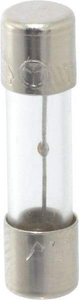 Ferraz Shawmut - 250 VAC, 3.15 Amp, Time Delay Miniature Glass Fuse - Clip Mount, 20mm OAL, 5mm Diam - USA Tool & Supply