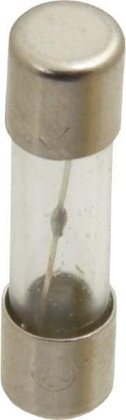 Ferraz Shawmut - 250 VAC, 5 Amp, Time Delay Miniature Glass Fuse - Clip Mount, 20mm OAL, 5mm Diam - USA Tool & Supply