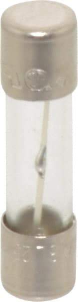 Ferraz Shawmut - 250 VAC, 6.3 Amp, Time Delay Miniature Glass Fuse - Clip Mount, 20mm OAL, 5mm Diam - USA Tool & Supply