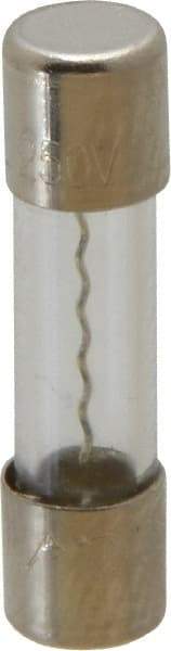 Ferraz Shawmut - 250 VAC, 8 Amp, Time Delay Miniature Glass Fuse - Clip Mount, 20mm OAL, 5mm Diam - USA Tool & Supply