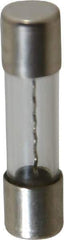 Ferraz Shawmut - 250 VAC, 10 Amp, Time Delay Miniature Glass Fuse - Clip Mount, 20mm OAL, 5mm Diam - USA Tool & Supply