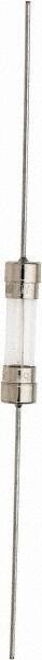 Ferraz Shawmut - 250 VAC, 0.13 Amp, Time Delay Miniature Glass Fuse - Surface Mount Mount, 20mm OAL, 5mm Diam - USA Tool & Supply