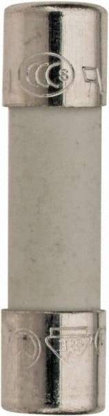 Ferraz Shawmut - 250 VAC, 1.6 Amp, Fast-Acting Miniature Ceramic Fuse - Clip Mount, 20mm OAL, 5mm Diam - USA Tool & Supply