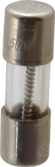 Ferraz Shawmut - 350 VAC, 2 Amp, Time Delay Miniature Glass Fuse - Clip Mount, 15mm OAL, 10 at 125 V kA Rating, 5mm Diam - USA Tool & Supply