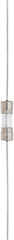 Ferraz Shawmut - 350 VAC, 0.25 Amp, Time Delay Miniature Glass Fuse - Surface Mount Mount, 15mm OAL, 10 at 125 V kA Rating, 5mm Diam - USA Tool & Supply