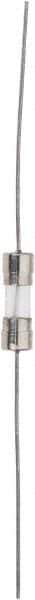 Ferraz Shawmut - 250 VAC, 0.38 Amp, Time Delay Miniature Glass Fuse - Surface Mount Mount, 15mm OAL, 5mm Diam - USA Tool & Supply