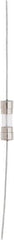 Ferraz Shawmut - 350 VAC, 1.5 Amp, Time Delay Miniature Glass Fuse - Surface Mount Mount, 15mm OAL, 10 at 125 V kA Rating, 5mm Diam - USA Tool & Supply