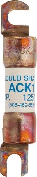 Ferraz Shawmut - 1 Amp Time Delay Round Forklift & Truck Fuse - 125VAC, 125VDC, 3.07" Long x 0.5" Wide, Bussman ACK1, Ferraz Shawmut ACK1 - USA Tool & Supply