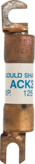 Ferraz Shawmut - 3 Amp Time Delay Round Forklift & Truck Fuse - 125VAC, 125VDC, 3.07" Long x 0.5" Wide, Bussman ACK3, Ferraz Shawmut ACK3 - USA Tool & Supply