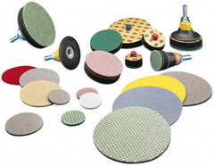 3M - 1" Diam, 60 Grit, Diamond Hook & Loop Disc - Medium Grade, Coated, Cloth Backing, Series 6002J - USA Tool & Supply
