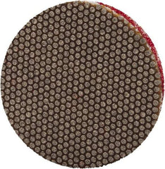 3M - 1" Diam, 200 Grit, Diamond Hook & Loop Disc - Very Fine Grade, Coated, Cloth Backing, Series 6002J - USA Tool & Supply